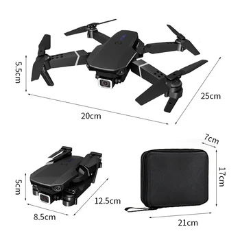2020 Mini S906 Drone 4K 1080P HD Kamera, WiFi Fpv Oro Slėgio Aukščio Laikyti Juoda Ir Pilka, Sulankstomas Quadcopter RC Drone Žaislas