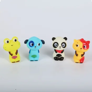 4Pcs Interaktyvus Gyvūnų Piršto Lėlių Lėlės Rinkinys Švietimo Pažinimo Animacinių filmų Žaislai Berniukų ir Mergaičių Gimtadienis Populiariausių Dovanų