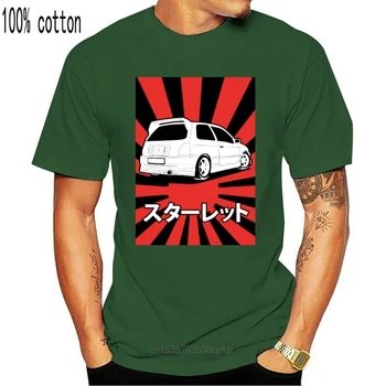 Tokijo Starlet Glanza V Ep91 Nuolaida 100 % Medvilnės Vyrams Marškinėliai Homme Naujovė Vyrų Hip-Hop Street T-Shirt
