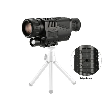 5x40 Daugiafunkcinis Skaitmeninis Naktinio Matymo Monokuliariniai Teleskopas su Kamera Vaizdo įrašymo Kameros Funkcija naktinio matymo taikymo sritis