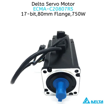 Delta 750W AC Servo Motor Driver Kit ASD-B2-0721-B ECMA-C20807RS ECMA-C20807SS Stabdymo Variklis 0,75 KW, 2.39 NM 3000rpm 80MM & 3m Kabeliu