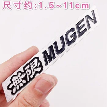 10x 3D Metaliniai Lipdukai Mugen Emblema Logotipas Galiniai Ženklelis Automobilių Kamieno Lipdukas Automobilio Stiliaus Honda Civic Sutarimu CRV