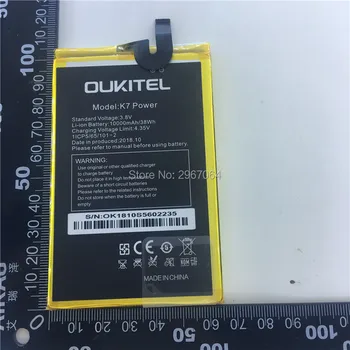 Mobiliojo telefono bateriją OUKITEL K7 maitinimo baterijos 10000mAh 6.0 colių MTK6750T 2+16G Dovana išmontavimo priemonė, Ilgas budėjimo laikas