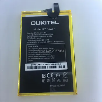 Mobiliojo telefono bateriją OUKITEL K7 maitinimo baterijos 10000mAh 6.0 colių MTK6750T 2+16G Dovana išmontavimo priemonė, Ilgas budėjimo laikas