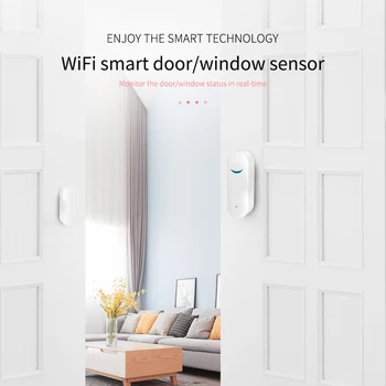 Tuya Smart WiFi, Durys, Automatinės Durys Atviros&Uždarų Detektoriai Su Alexa 