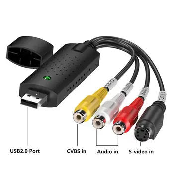 USB2.0 Video Capture Card High-speed Daugiafunkcinis Audio Grabber Langelį Įrašymo Stebėjimo Live Transliacijos