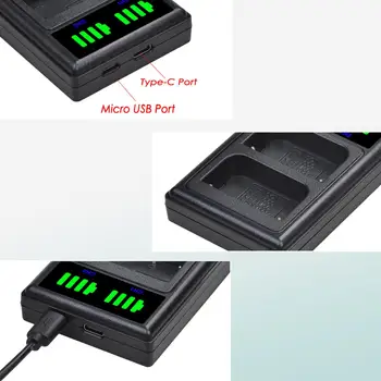 Batmax NP-FM50 NPFM50 FM55H Baterija+LED USB Dual Kroviklis Sony NP-FM51 NP-FM30 NP-FM55H DCR-PC101 A100 Serijos DSLR-A100