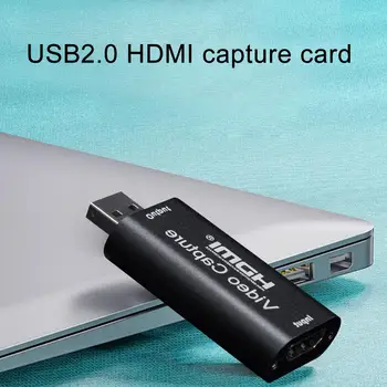 4K Grafika Užfiksuoti Kortelės HDMI USB 2.0 Placa De Vaizdo įrašymo Box Live Transliacijos Vaizdo Įrašymo hdmi Skaitmeninis Keitiklis