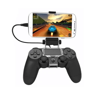 Reguliuojamas Kalno Stovi PS4 Belaidis Valdiklis Ląstelių Mobiliojo Telefono Įrašą Turėtojas Playstation 4 PS4 Slim / PS 4 PRO Su USB