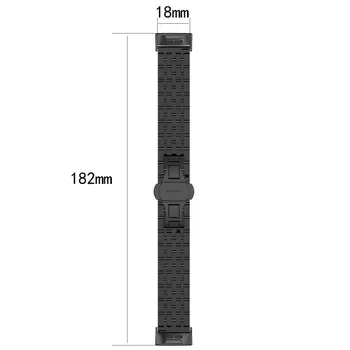 Metalo Juostų Fitbit Mokestis 3 / 4 & Mokestis 3 SE Premium Nerūdijančio Plieno Metalo Dirželis Apyrankės Moterims, Vyrams