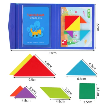 Medinės 3D Dėlionės Protingas Valdybos Kūdikių Montessori Ugdymo Mokymosi Žaislai Vaikams Geometrinės Formos Dėlionės, Žaislų