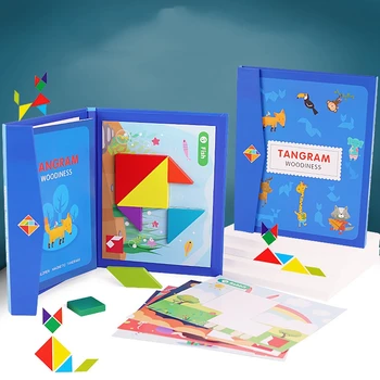 Medinės 3D Dėlionės Protingas Valdybos Kūdikių Montessori Ugdymo Mokymosi Žaislai Vaikams Geometrinės Formos Dėlionės, Žaislų