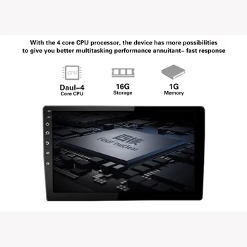 1+16G Android 9.1 Automobilio Radijo Multimedijos Grotuvo Audi A6 Navigacijos GPS 2Din 9 Colių Skaitmeninis Jutiklinis ekranas WiFi Galinio vaizdo