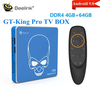 Beelink GT-King Pro Smart Tv Box Amlogic S922X-H Android 9.0 4GB 64GB 2.4 G 5.8 G Wifi 1000M BT4.1 4K Set Top Box Media Player