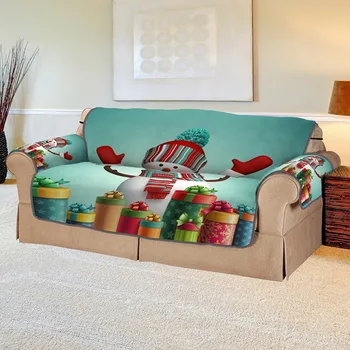 Naujas 3D Kalėdų Sofa Dangtelį Nustatyti Cubiertas Para Sofos, Sofos Padengti Sofa Raštas Namų Dekoro Priedai