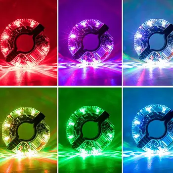 LED Dviračių Stebulės Žibintai Vaikams USB Įkrovimo Akinti spalva varantys Vaikų Balansas Skaidrių Automobilių Vandeniui Dekoratyvinės Šviesos
