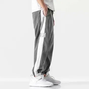 Vyrų 2020 Juoda Vasaros Haremas Pants Mens Hip-Hop Atsitiktinis Kelnės Vyrų Streetwear Kelnės Nuosėdos Madas