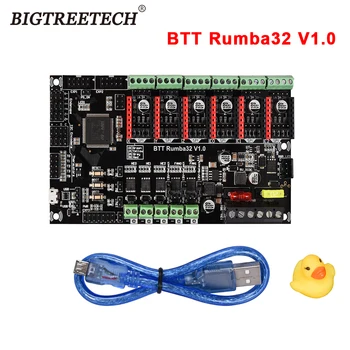 BIGTREETECH BTT Rumba32 V1.0 32 Bitų Kontrolės Valdyba RGB Šviesos TMC2208 TMC2209UART Vairuotojas 3D Spausdintuvo Dalys 3d Spausdintuvas