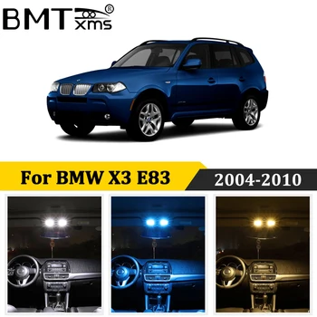 BMTxms 17Pcs Canbus BMW X3 E83 Automobilio LED Interjero Žemėlapis bagažo skyriaus patalpų Lengvosios Rinkinys Error Free Auto Lempos Priedai