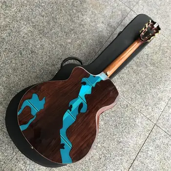 Merida SADHU 41 Colių Full Medžio masyvo Akustinė gitara,2019 Naujas AAA Kietas Eglės Ir Raudonmedžio Gitara