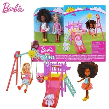 Originalus prekių Barbie Dream House Undinėlė Mini Kūdikių Lėlės Boneca Merginos, Mergaites, 8 Cm Žaislai Vaikams Naujas Modelis