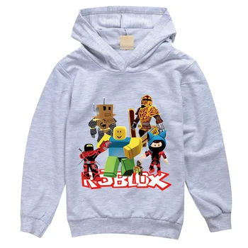 Vasarą cartoon hoodie baby girl palaidinukė Vaikų Drabužių Robloxing vaikas hoodies drabužiai berniukams medvilnės kostiumas kalėdų t-shirt