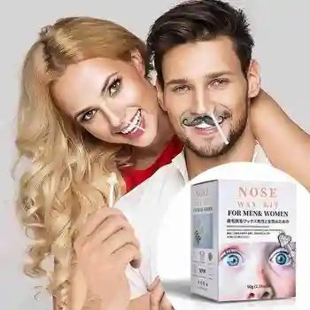 Nosies Vaškas Nešiojamų Plaukų Šalinimo Rinkinys Vyrų, Moterų, Neskausmingas Granulės už Nosies, Nosies ir Ausų Vaško Rinkinys Nosies Plaukų Šalinimo Kosmetikos Priemonė