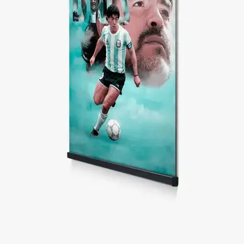 Pasaulio Čempionatas Argentinoje Futbolo Karalius Diego Maradona Nuotrauką Drobė Spausdinti Sienos Meno Plakatas Šiaurės Šalių Namų Puošybai Tapyba, Modernus Sporto