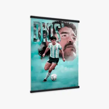Pasaulio Čempionatas Argentinoje Futbolo Karalius Diego Maradona Nuotrauką Drobė Spausdinti Sienos Meno Plakatas Šiaurės Šalių Namų Puošybai Tapyba, Modernus Sporto