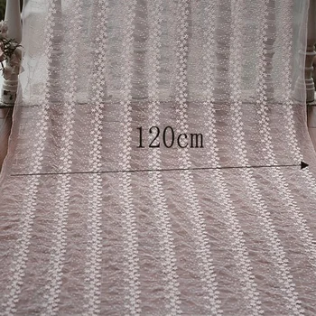 Nėrinių audinys, kurį kieme 120cm pločio užuolaidų dekoro juostelės nėrinių siuvimo apdaila 