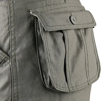 Vyriški Krovinių Kelnės Atsitiktinis Mens Ziajać Multi Pocket Karinės Bendras Plius dydis 44 Vyrai Lauke Ilgos Kelnės karinių bėgių kelnės