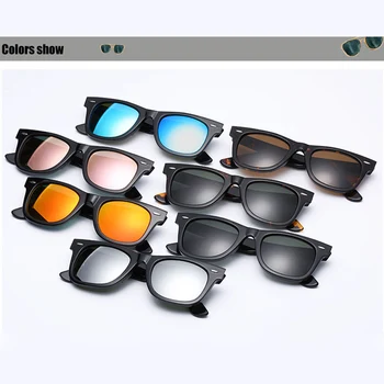 Aukščiausios kokybės Moterų, Vyrų, Akiniai nuo saulės, Stiklo objektyvas prabangūs akiniai nuo saulės moterims, vyrams, saulės akiniai vairavimo feminin Atspalvių gafas De Sol gafas