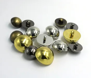 50pcs Plastikinės apkalos mygtuką, aukso/sidabro/gun black/bronzos grybo galva mygtuką kailis megztinis dulkių sluoksnį marškinėliai mygtuką