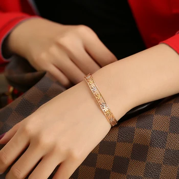18K Gryno aukso apyrankę nekilnojamojo AS 750 auksinis Bangle geras, gražus, gražus, stilingas madinga šalies fine jewelry karšto parduoti naujus 2020 m.
