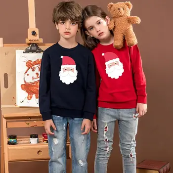 Tėvų-Vaikų Pledas Nightclothes Kalėdų Šeimos Atitikimo Komplektus Megztinis Santa ClausPrinted Kalėdos Navidad Pjs Fotografijos