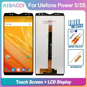 Naujas Originalus Touch Screen+2160X1080 LCD Ekranas+karkaso konstrukcijos Pakeitimo Ulefone Galios 5/Galia 5s 6.0