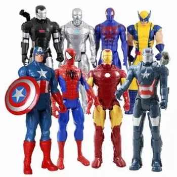 2020 Stebuklas Nuostabi Ultimate SpiderMan Kapitonas Amerika, Geležinis Žmogus PVC Veiksmų Skaičius, Kolekcines, Modelis Žaislas Vaikams, Vaikų Žaislai