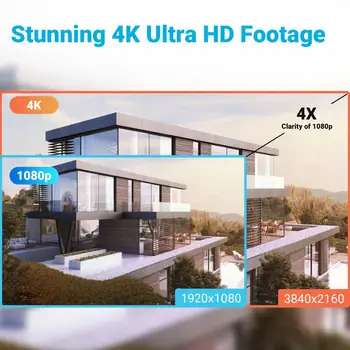 ANNKE 4K Ultra HD 8CH Vaizdo Apsaugos Sistemos 8MP 5in1 H. 265 DVR Su 4X 8X 8MP Lauko oro sąlygoms VAIZDO Stebėjimo Kamerų Komplektas