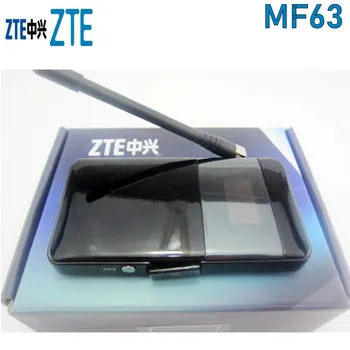 ZTE MF63 3G 21Mbps kišenėje wifi router mobilus wifi atrakinti su 3g antenos