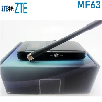ZTE MF63 3G 21Mbps kišenėje wifi router mobilus wifi atrakinti su 3g antenos