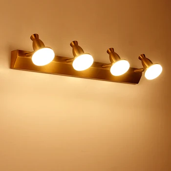 Zerouno šiuolaikinio šurmulio šviesos santechniką namuose LED Sienos Lempos Sconce Patalpų padažu Veidrodis, apšvietimas Aliuminio Akrilo Lempos