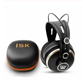 Originalus ISK HD9999 Pro HD Monitoriaus, Ausinės Visiškai uždara Stebėjimo Ausinės DJ/Audio/Maišymo/Įrašymo Studija laisvų Rankų įranga