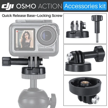 Kamera judesio Priedais Rinkinys, Skirtas OSMO VEIKSMŲ Mount Turėtojas Adapteris, Quick Instaliacija Priedai 1/4 Varžto Sriegis