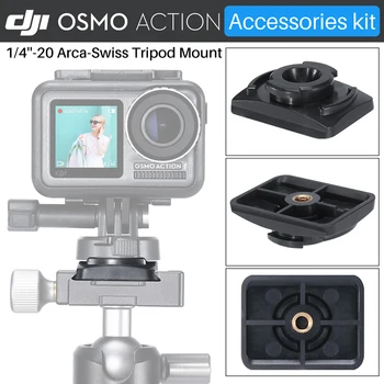 Kamera judesio Priedais Rinkinys, Skirtas OSMO VEIKSMŲ Mount Turėtojas Adapteris, Quick Instaliacija Priedai 1/4 Varžto Sriegis