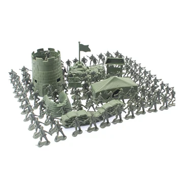 100vnt 4cm didelis Kareivis Modelis Karinės sandbox žaidimas Plastiko Žaislas Kareivis Armijos Vyrai Sumos Už Vaikų žaislas lėlės dovana