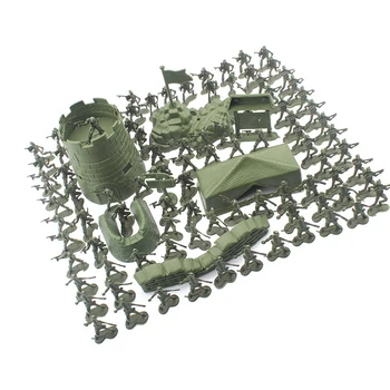 100vnt 4cm didelis Kareivis Modelis Karinės sandbox žaidimas Plastiko Žaislas Kareivis Armijos Vyrai Sumos Už Vaikų žaislas lėlės dovana