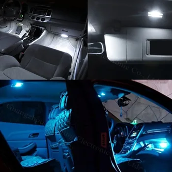 WLJH 10x Canbus SMD 3014 T10 W5W LED 2825 Lemputės, Lempos Lemputė 12V LED Automobilių Žibintai Apšvietimo Audi A3 A4 A5 A6 A8 Q5 Q7 RS4 RS5 TT