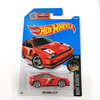 2016 Karšto Ratų 1:64 Automobilio 1985 m. HONDA CR-X Collector Edition Metalo Diecast Automobilių Kolekcija Vaikams, Žaislai, Transporto priemonės Dovanų