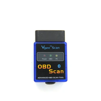 Geriausiai parduodamas Naujas MINI ELM 327 Bluetooth Vgate Nuskaitymo OBD2 / advanced obd scan OBDII ELM327 V2.1 Kodų Skaitytuvas