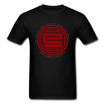 T Shirt Mens Atominis Studios Raudonas Antspaudas Logotipas Atsitiktinis Tees Medvilnės O-Kaklo trumpomis Rankovėmis Vasarą Topai Marškinėliai NAUJŲJŲ METŲ DIENĄ